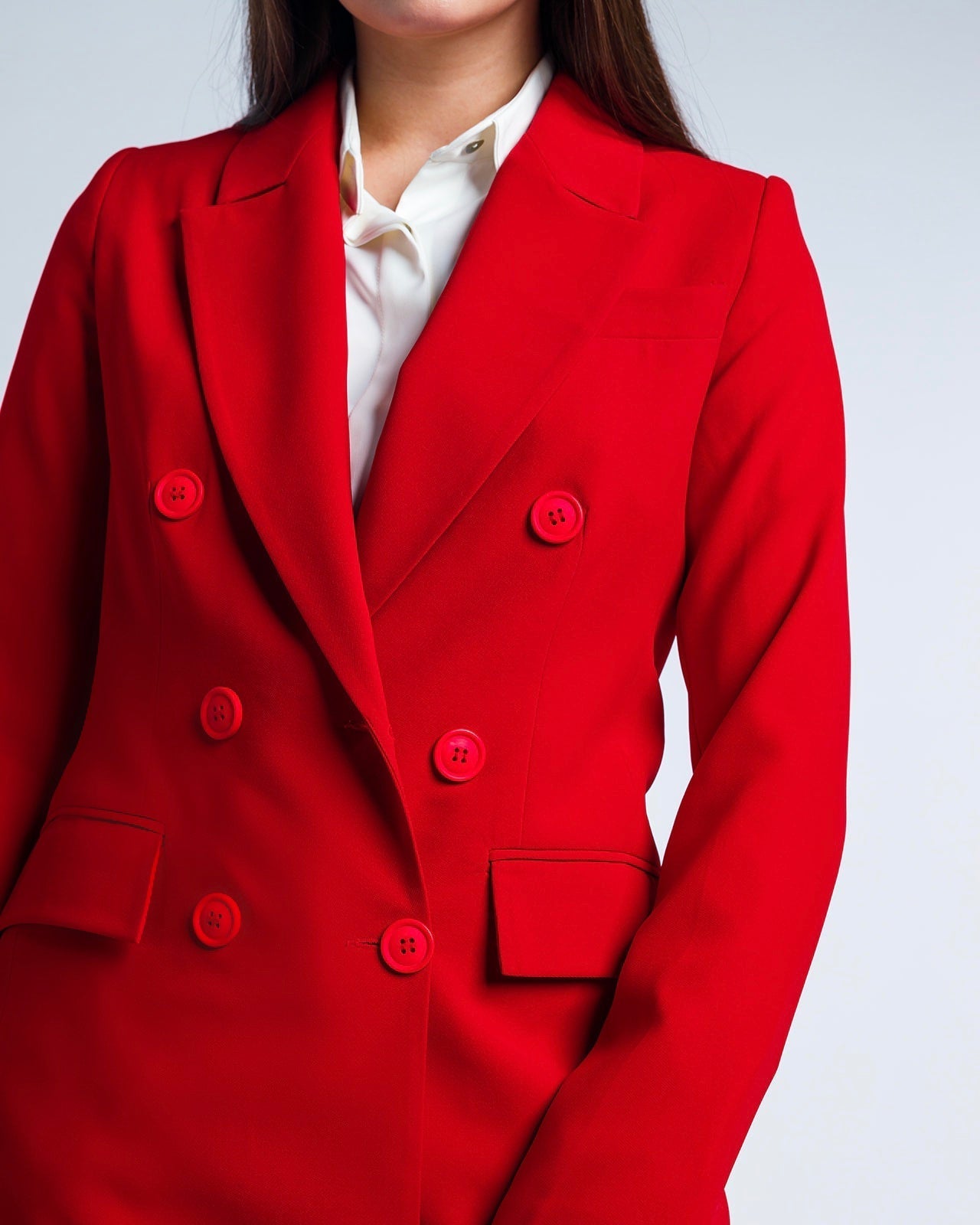 DOUBLE BREASTED BLAZER