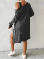 Women'S Striped Dress Set, Casual Style, Comfortable Fabric, Fashion Design, Perfect for Daily Wear, Clothes