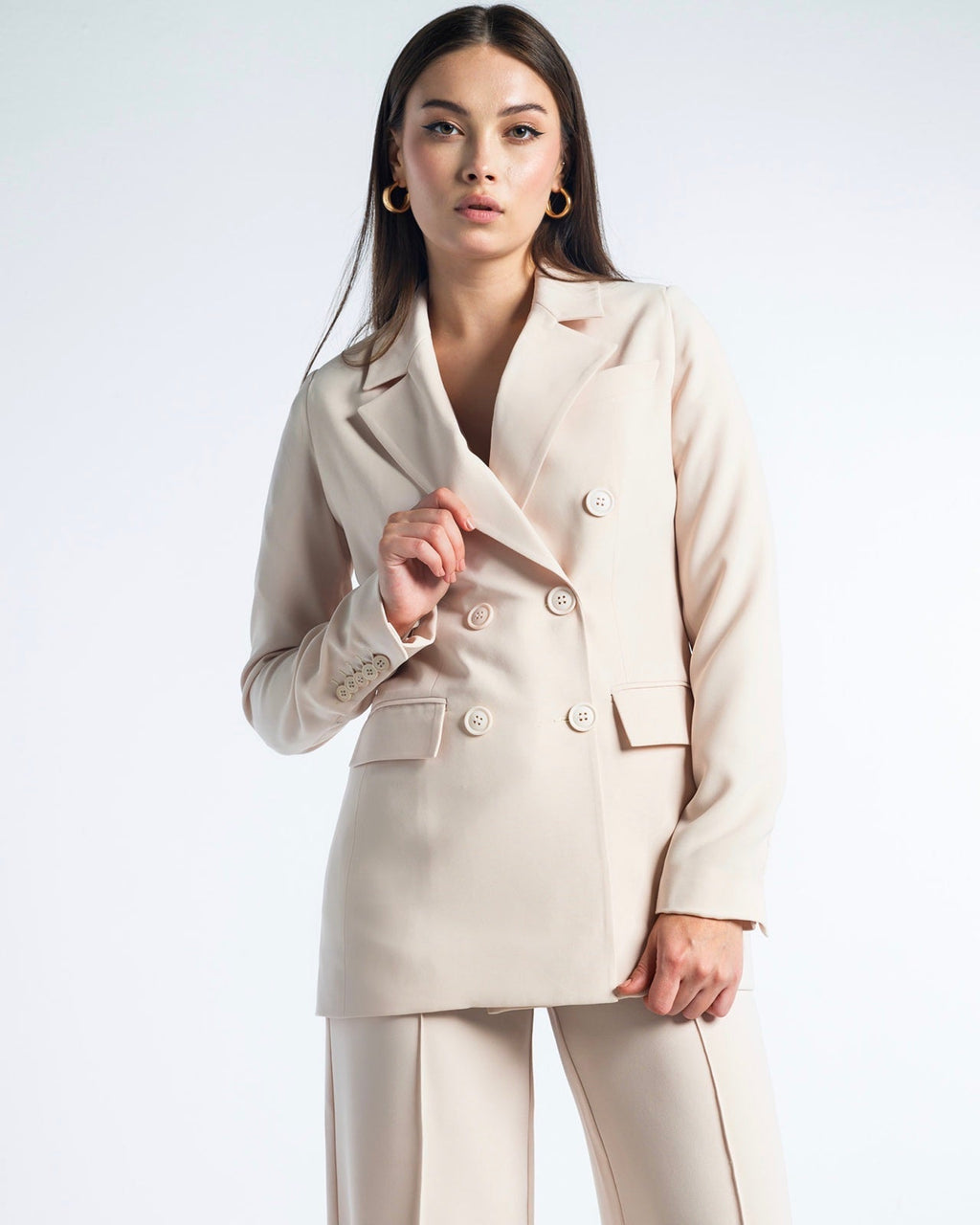 DOUBLE BREASTED BLAZER