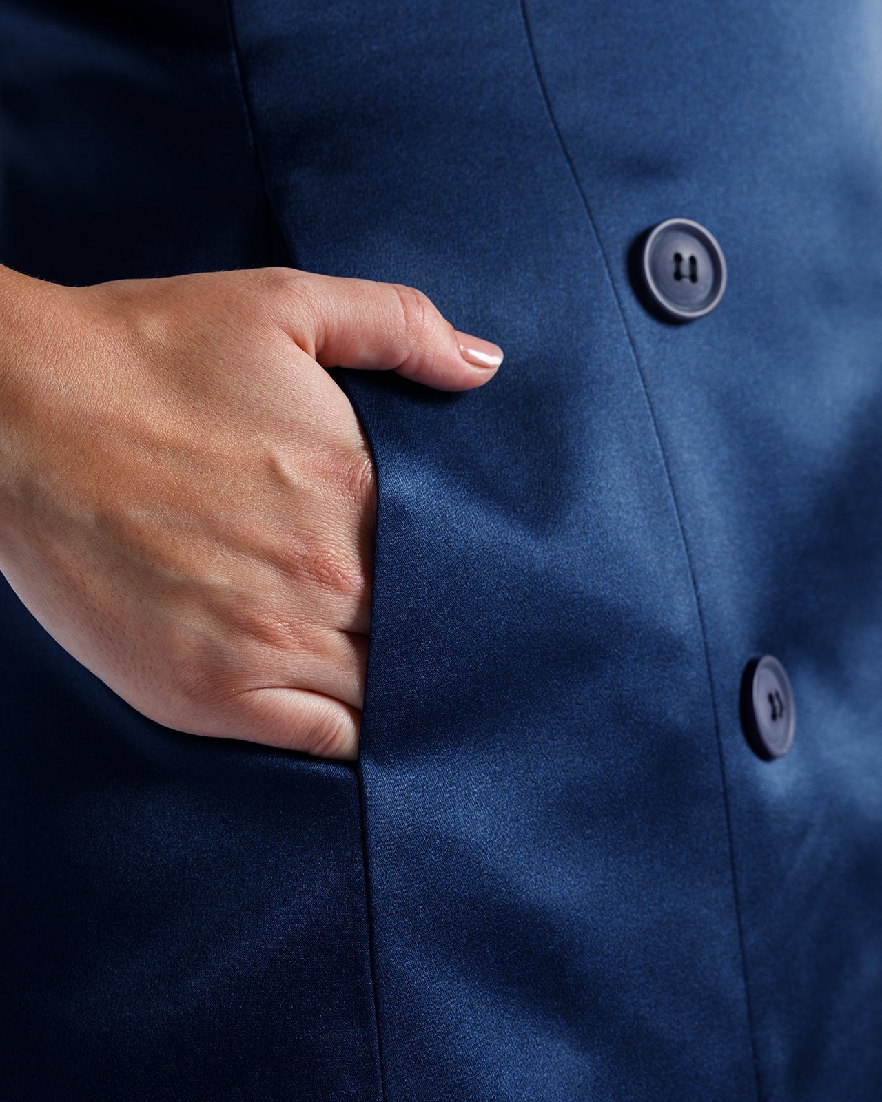 BLAZER DRESS WITH PLEATED SKIRT