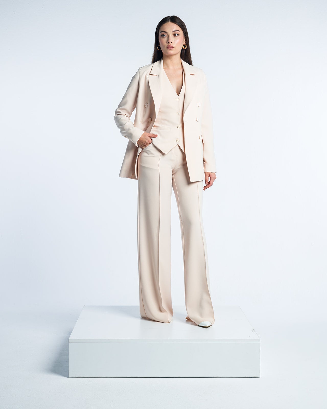 DOUBLE BREASTED BLAZER