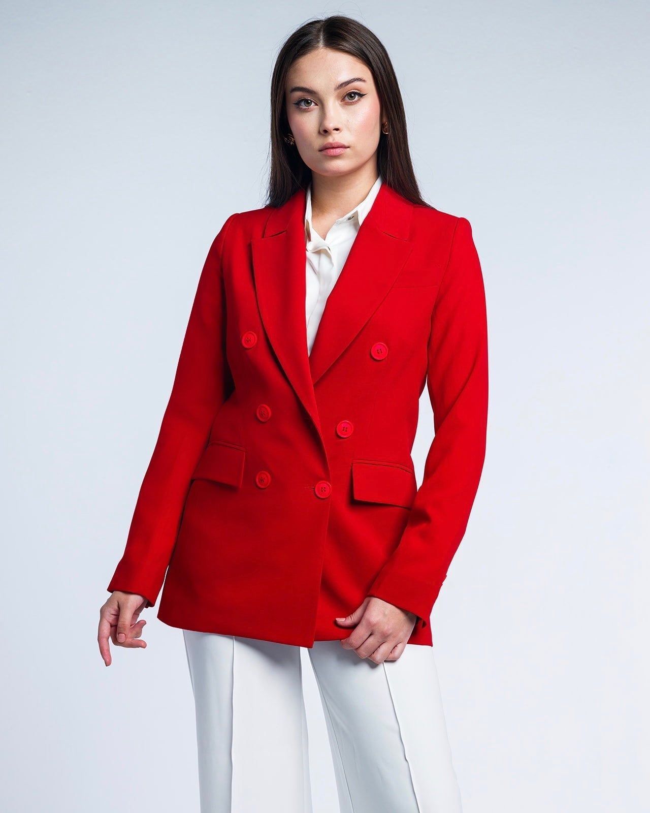 DOUBLE BREASTED BLAZER