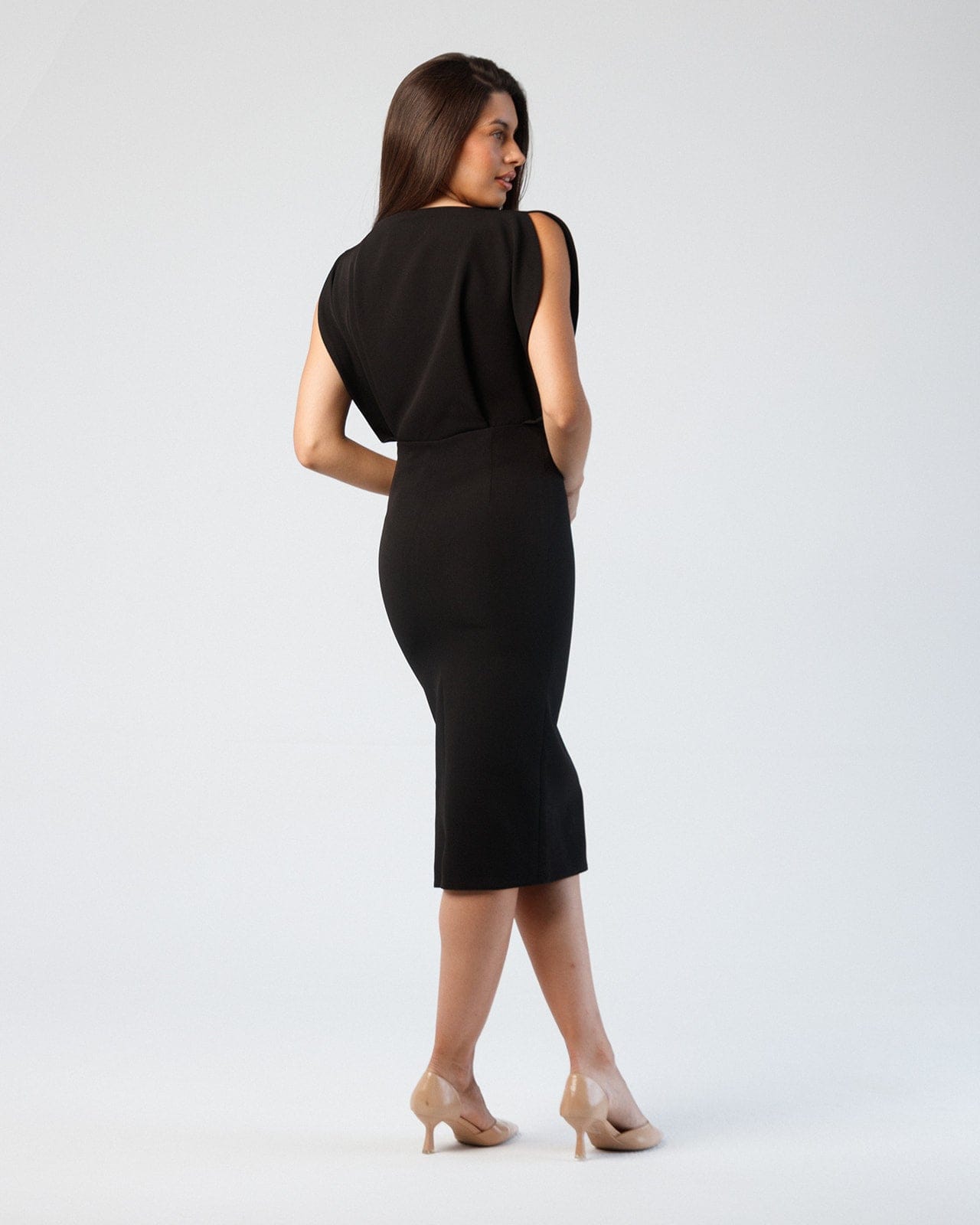 BUTTERFLY ZIP-DETAIL MINIDRESS