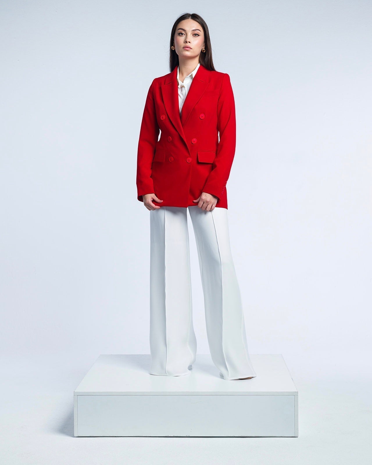 DOUBLE BREASTED BLAZER