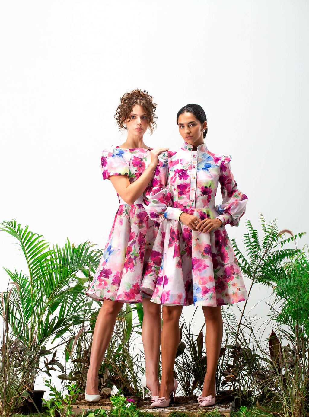 Floral Print Mini Dress