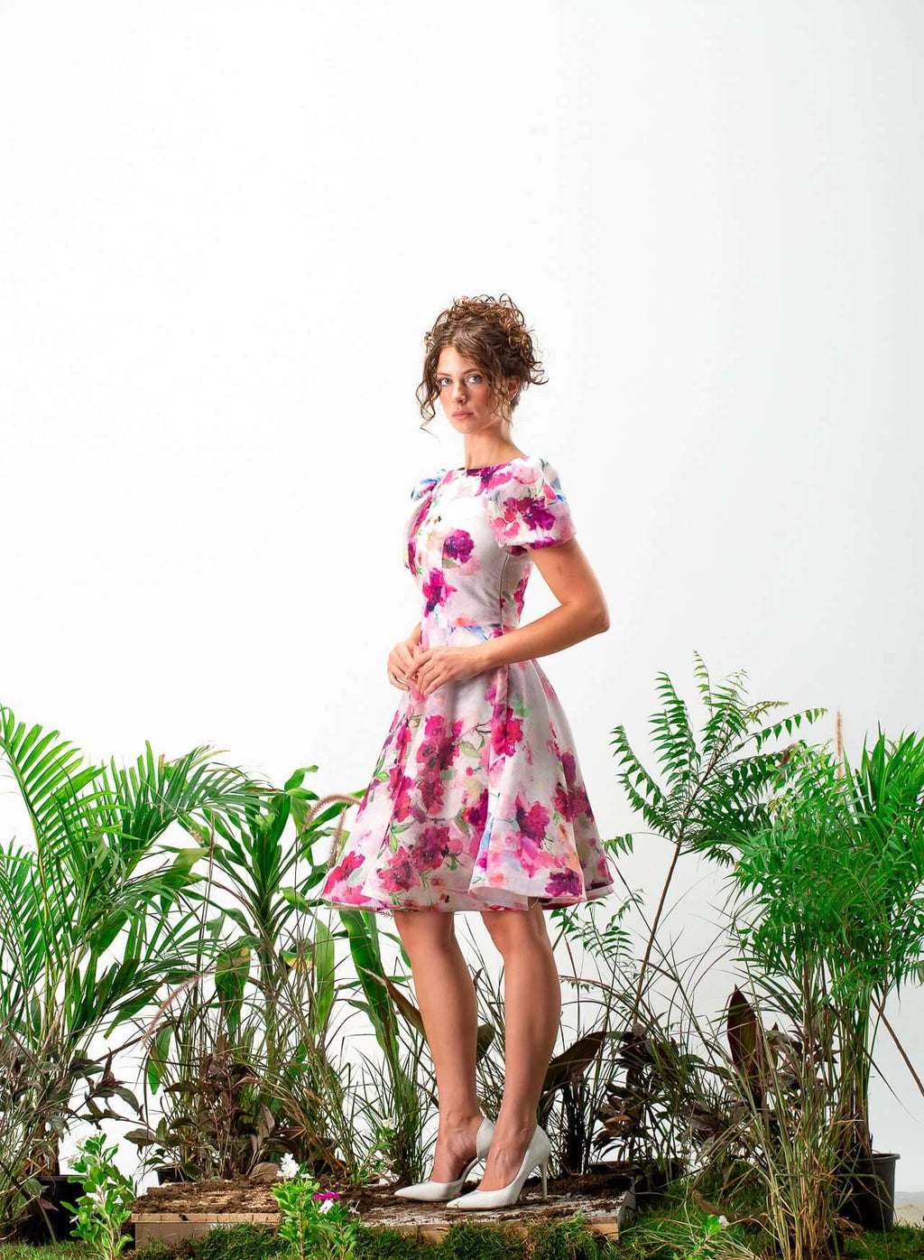 Floral Print Mini Dress