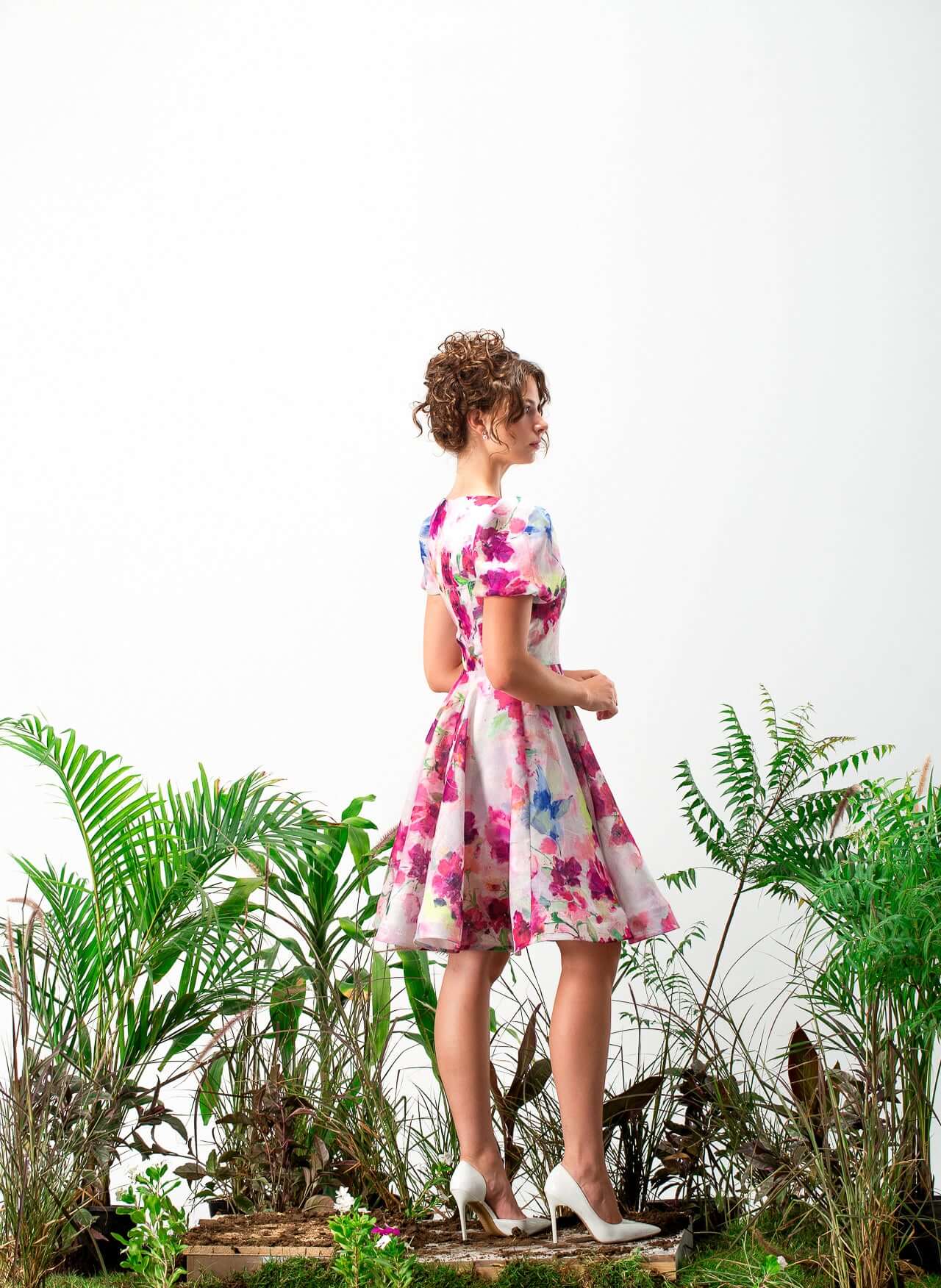 Floral Print Mini Dress