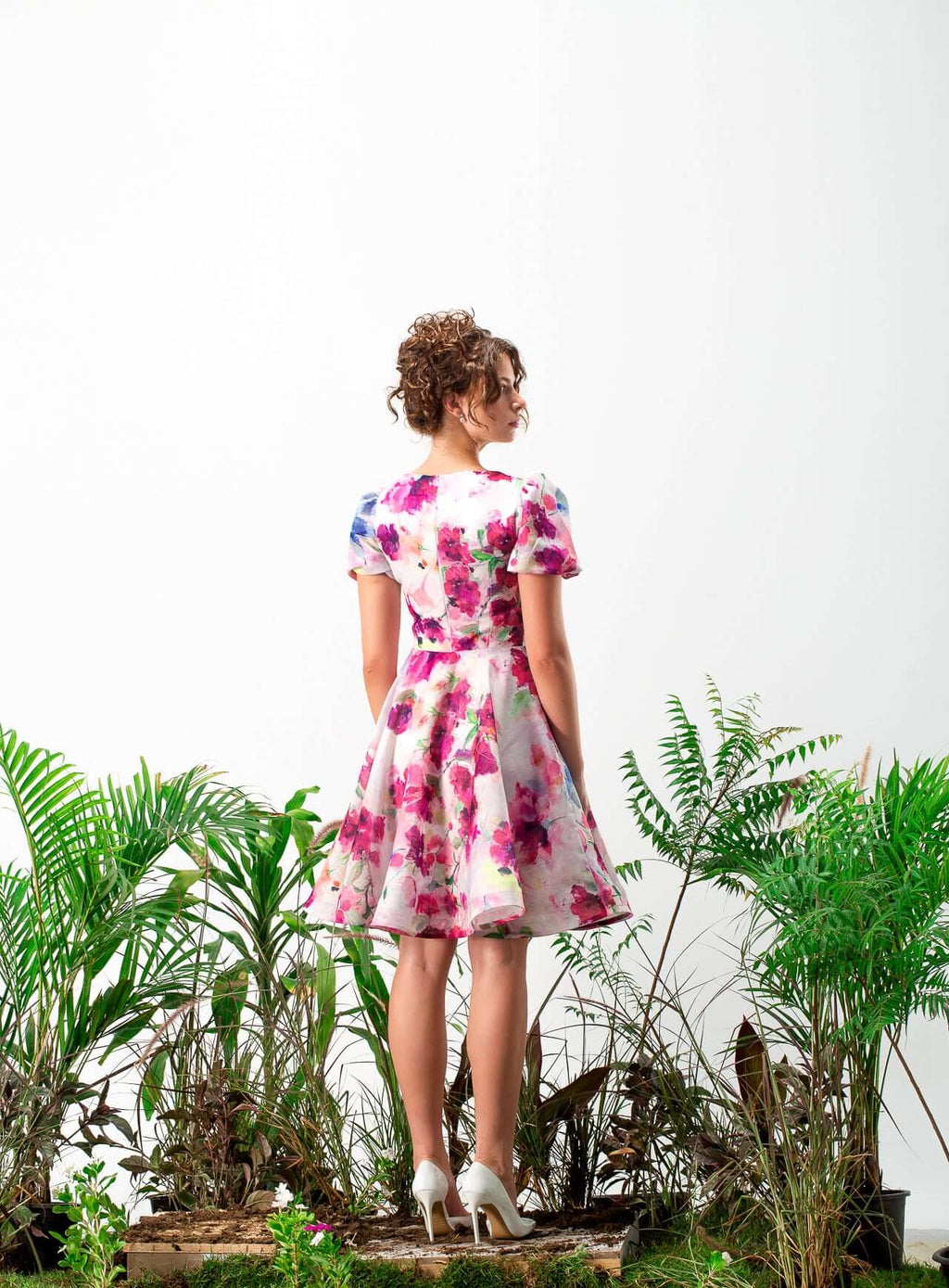 Floral Print Mini Dress