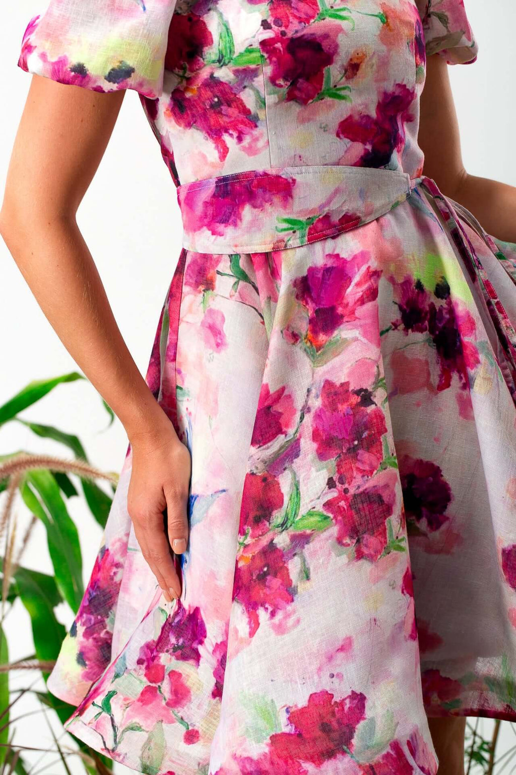 Floral Print Mini Dress