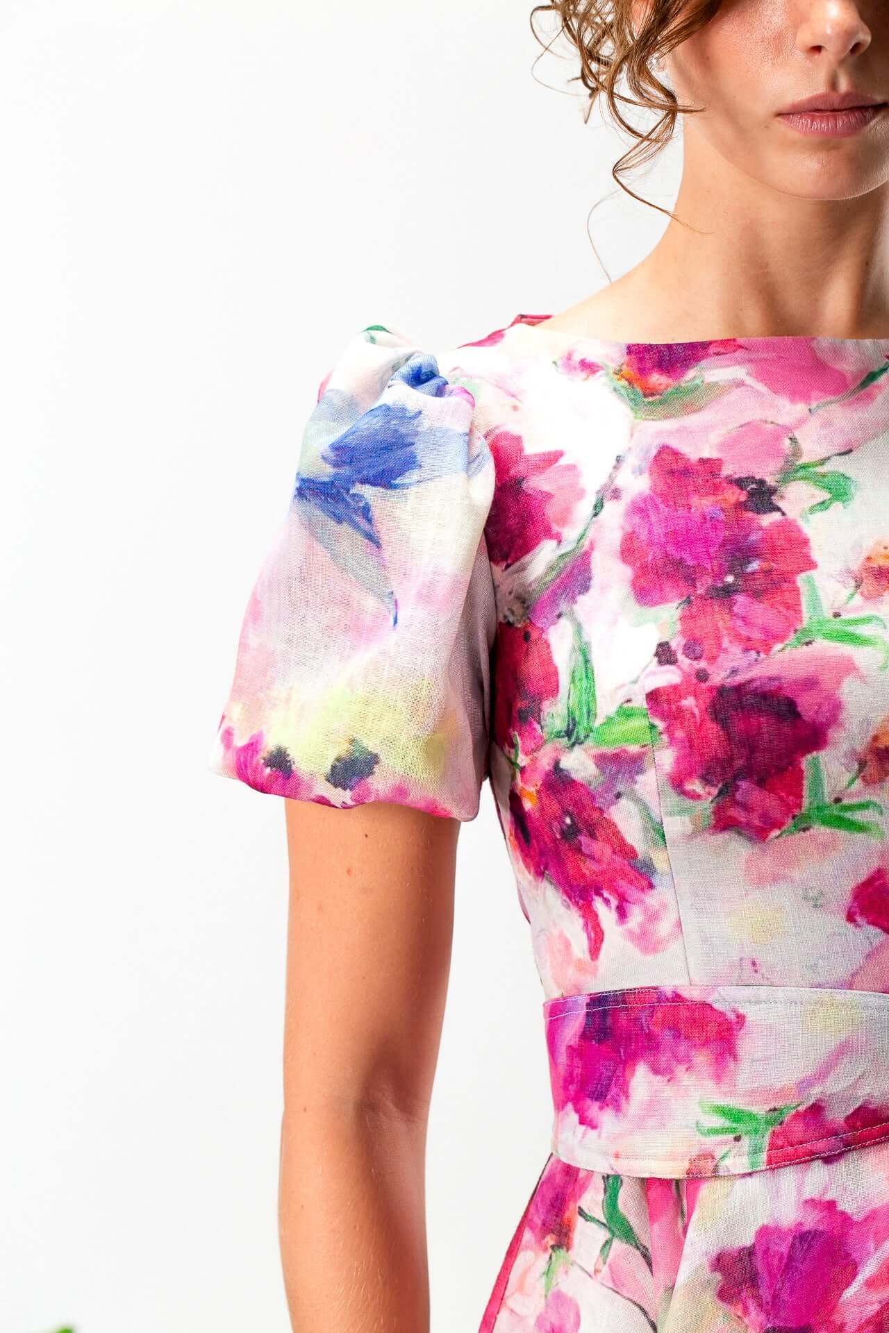 Floral Print Mini Dress