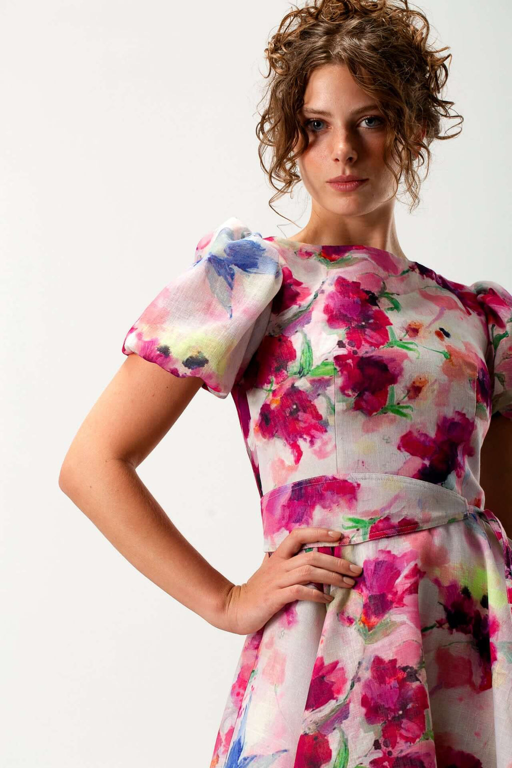 Floral Print Mini Dress