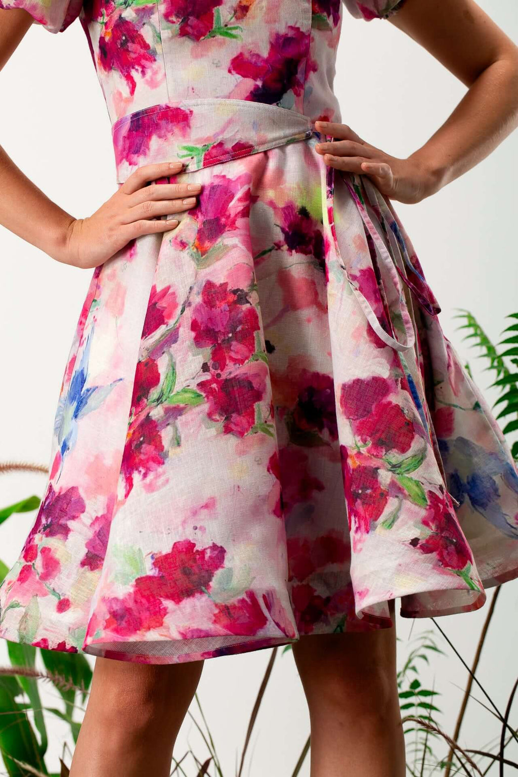 Floral Print Mini Dress