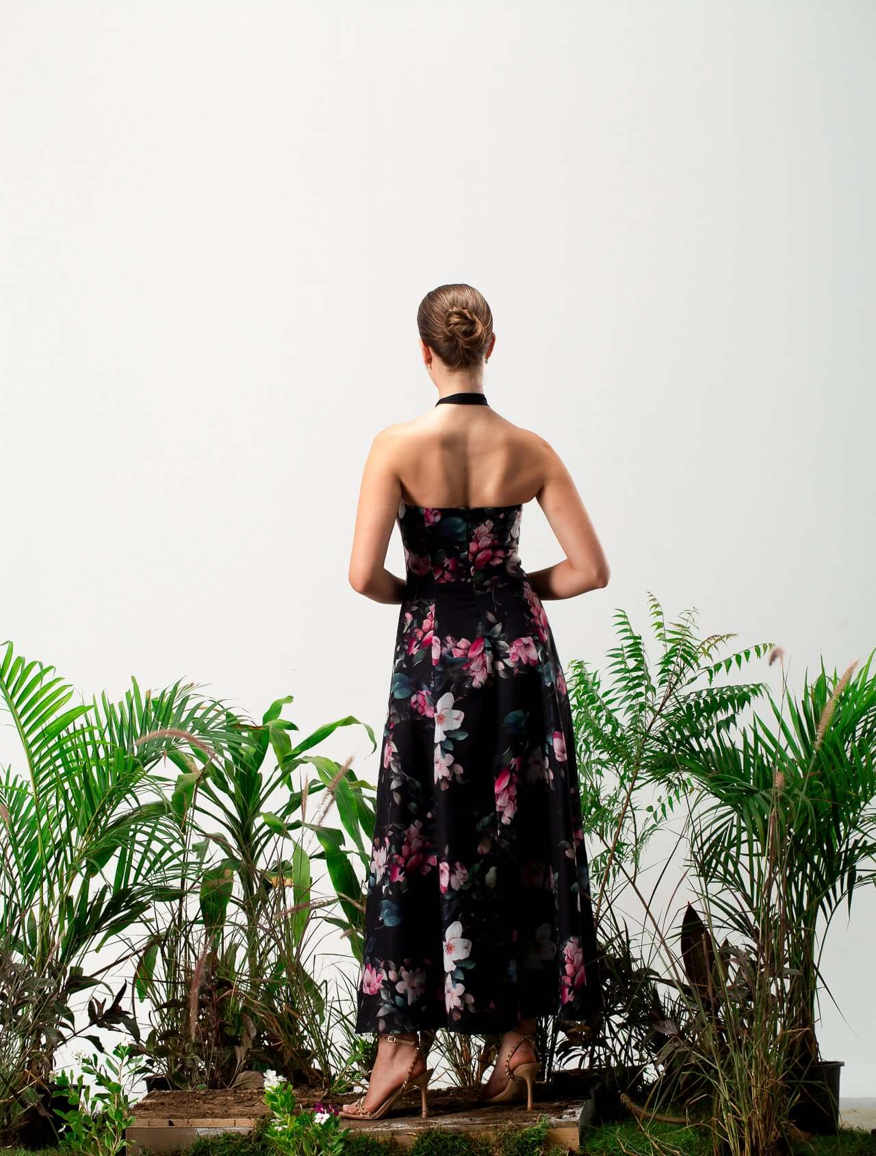 Bellie Linen Floral Dress