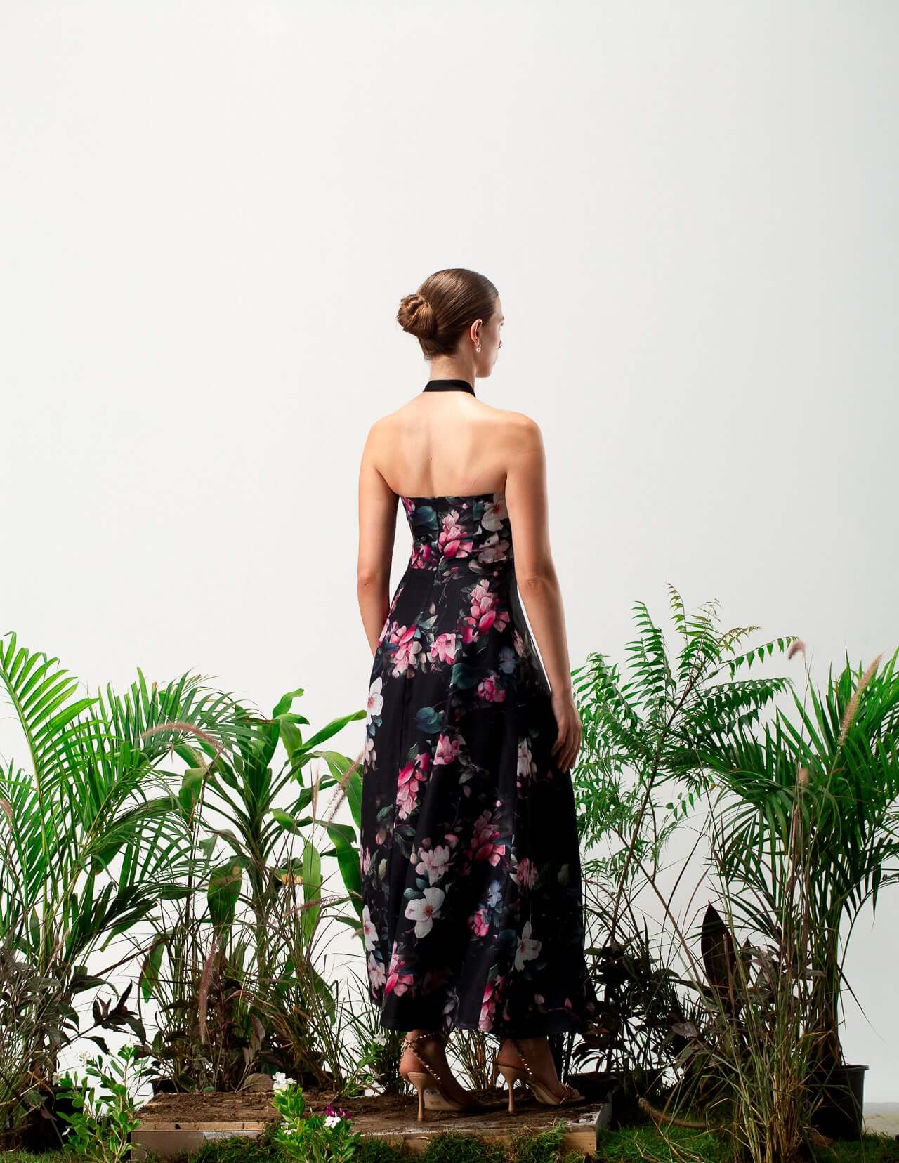 Bellie Linen Floral Dress