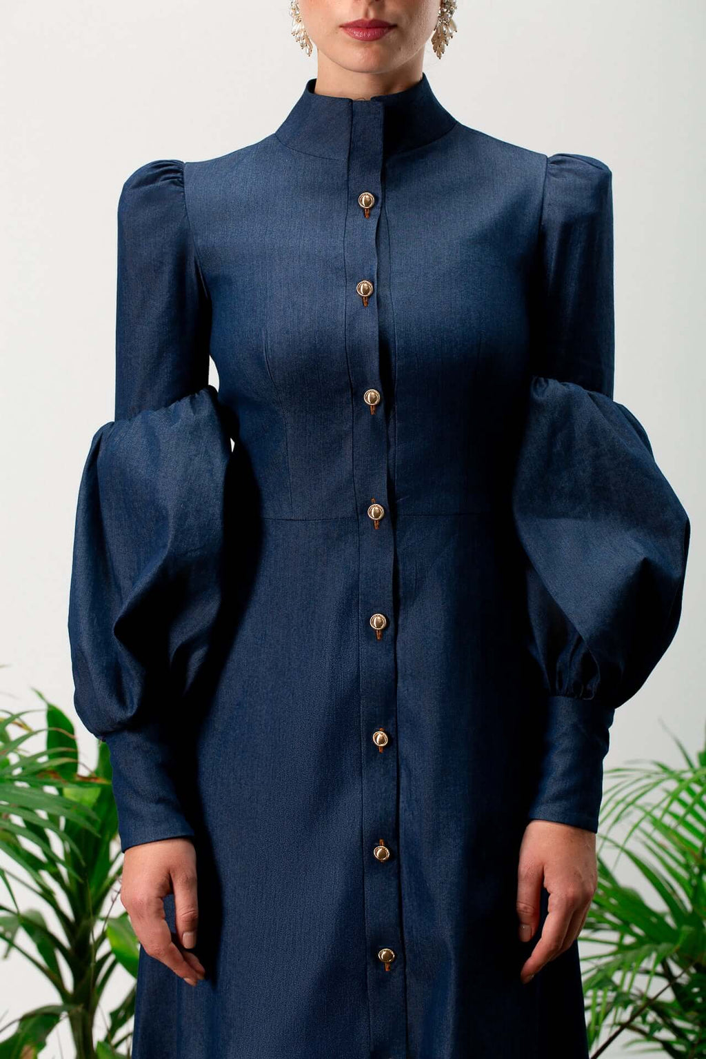 Aveline long sleeves maxi dress