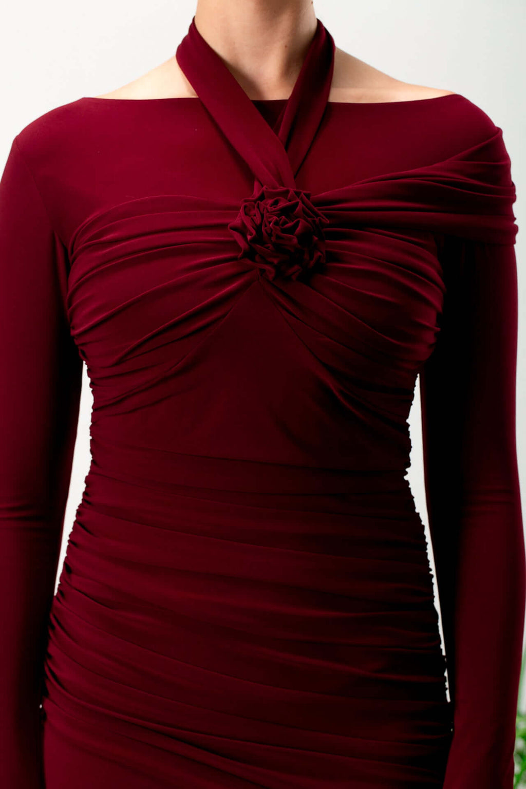 Crimson Opulence Gown