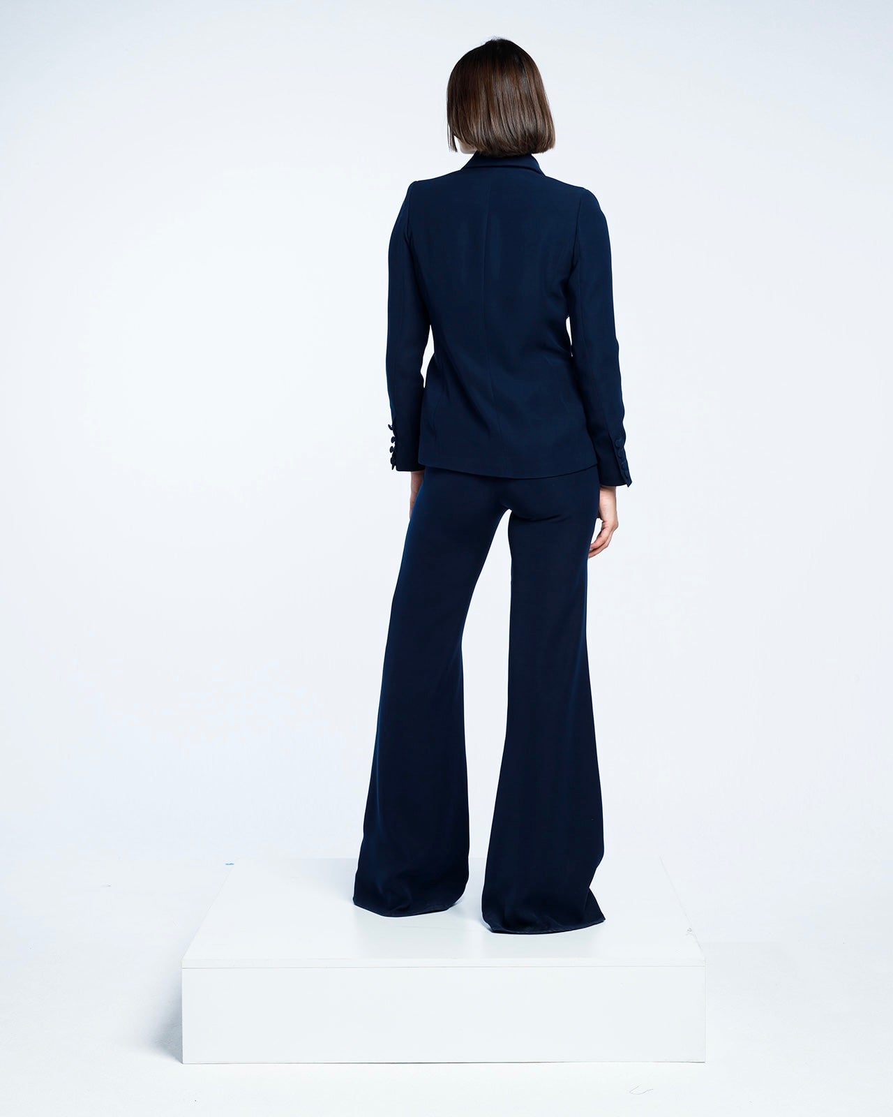 DOUBLE BREASTED BLAZER IN NAVY BLUE